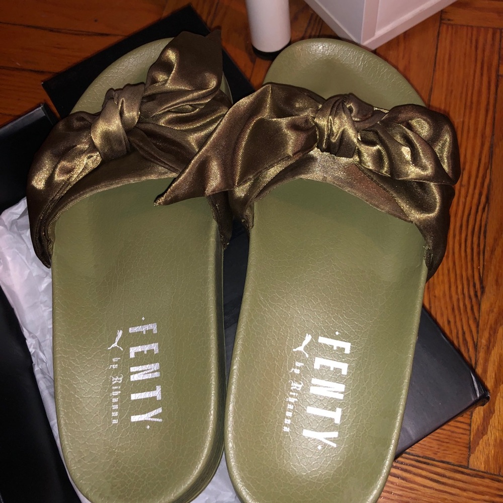 Rihanna x Adidas Bow Slippers